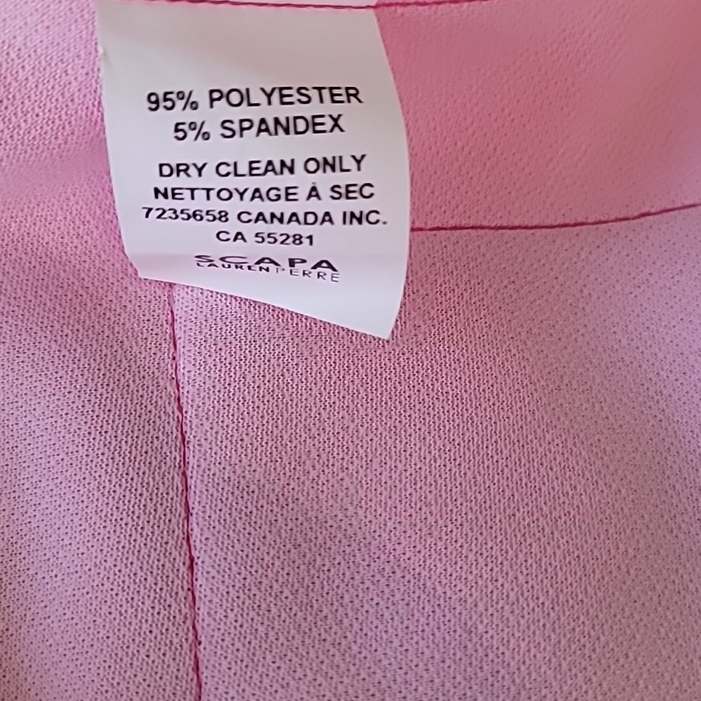 Scarpa Lauren Pierre Fuchsia Blazer with Colorful Trim Size Large Nwt - Picture 10 of 10